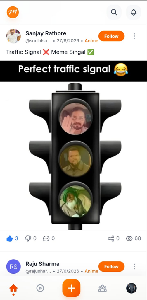 Meme Zone App Mockup